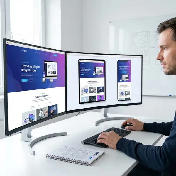 עיצוב אתרים מקצועי של MaxUX