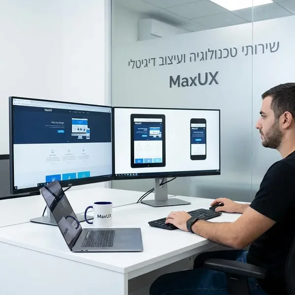 בניית אתרים מקצועיים של MaxUX
