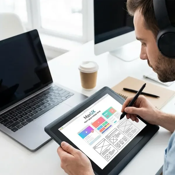 עיצוב UI/UX מקצועי של MaxUX