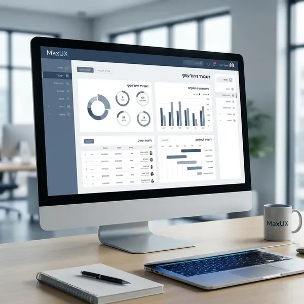 פתרונות דיגיטליים מותאמים אישית של MaxUX